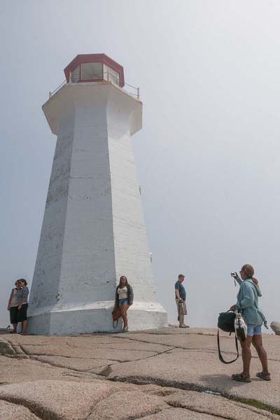 Tourist’s at Peggy’s Cove